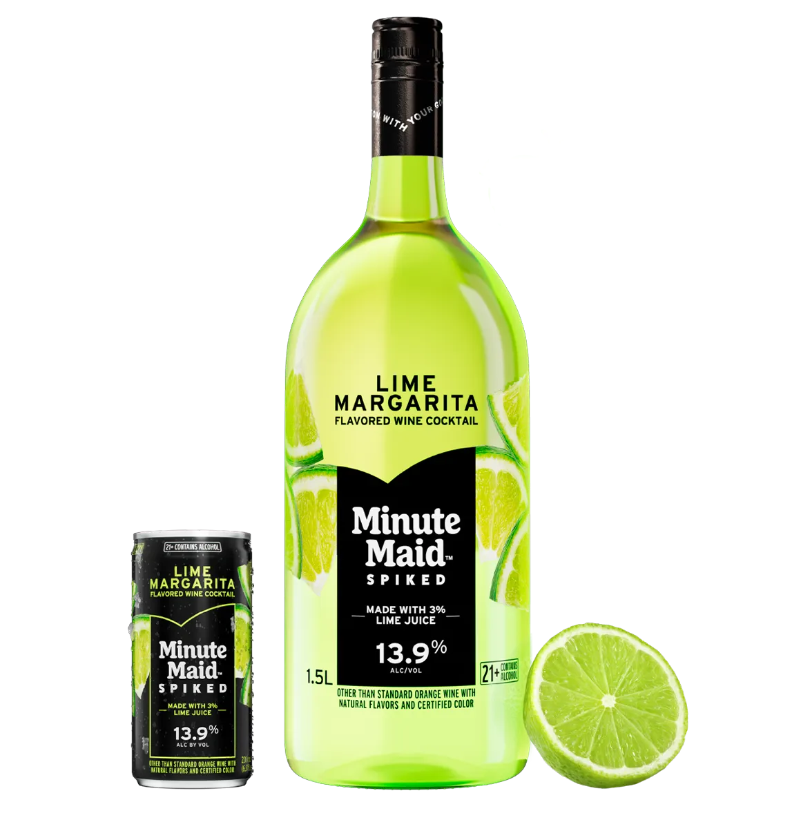 minute made spiked lime margarita