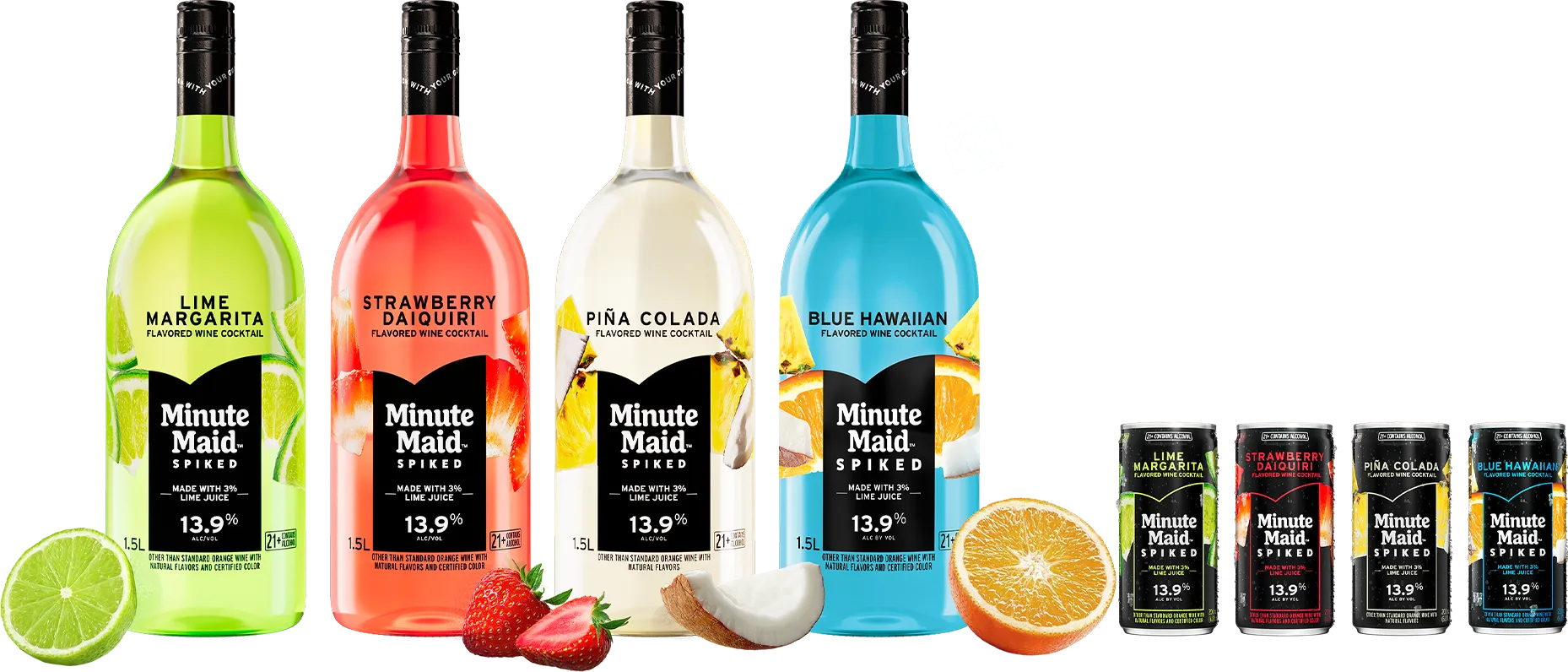 minute maid spiked product lineup